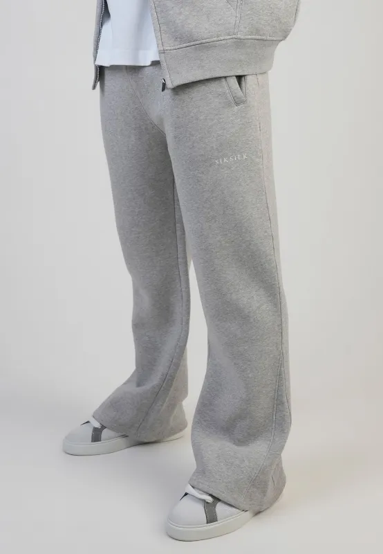 Grey Marl Flare Track Pants sold by Siksilk
