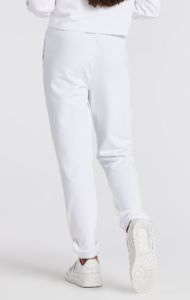 Girls White Varsity Logo Relaxed Jogger sold by Siksilk
