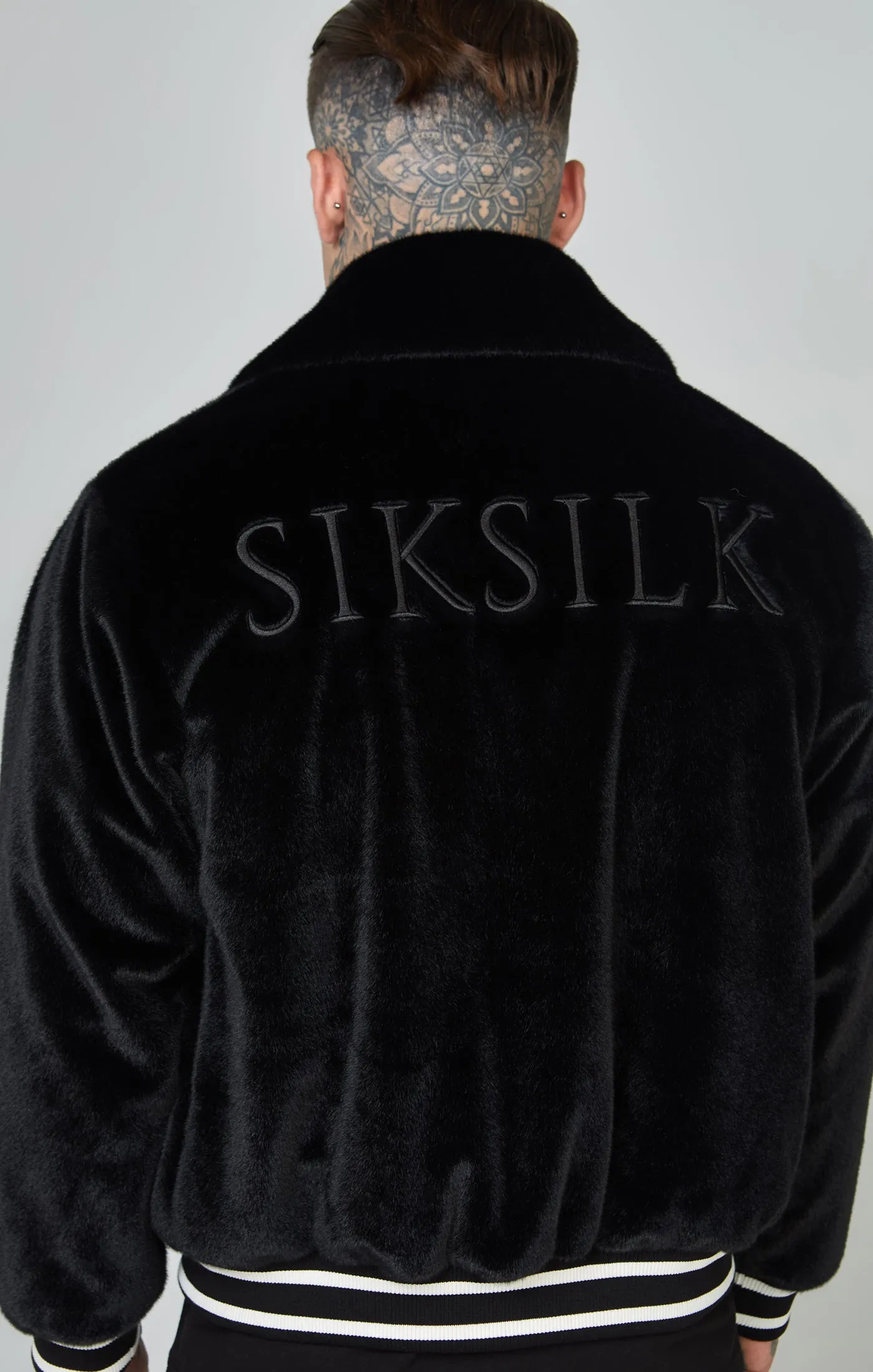 Faux Fur Bomber Jacket sold by Siksilk product image thumbnail 2