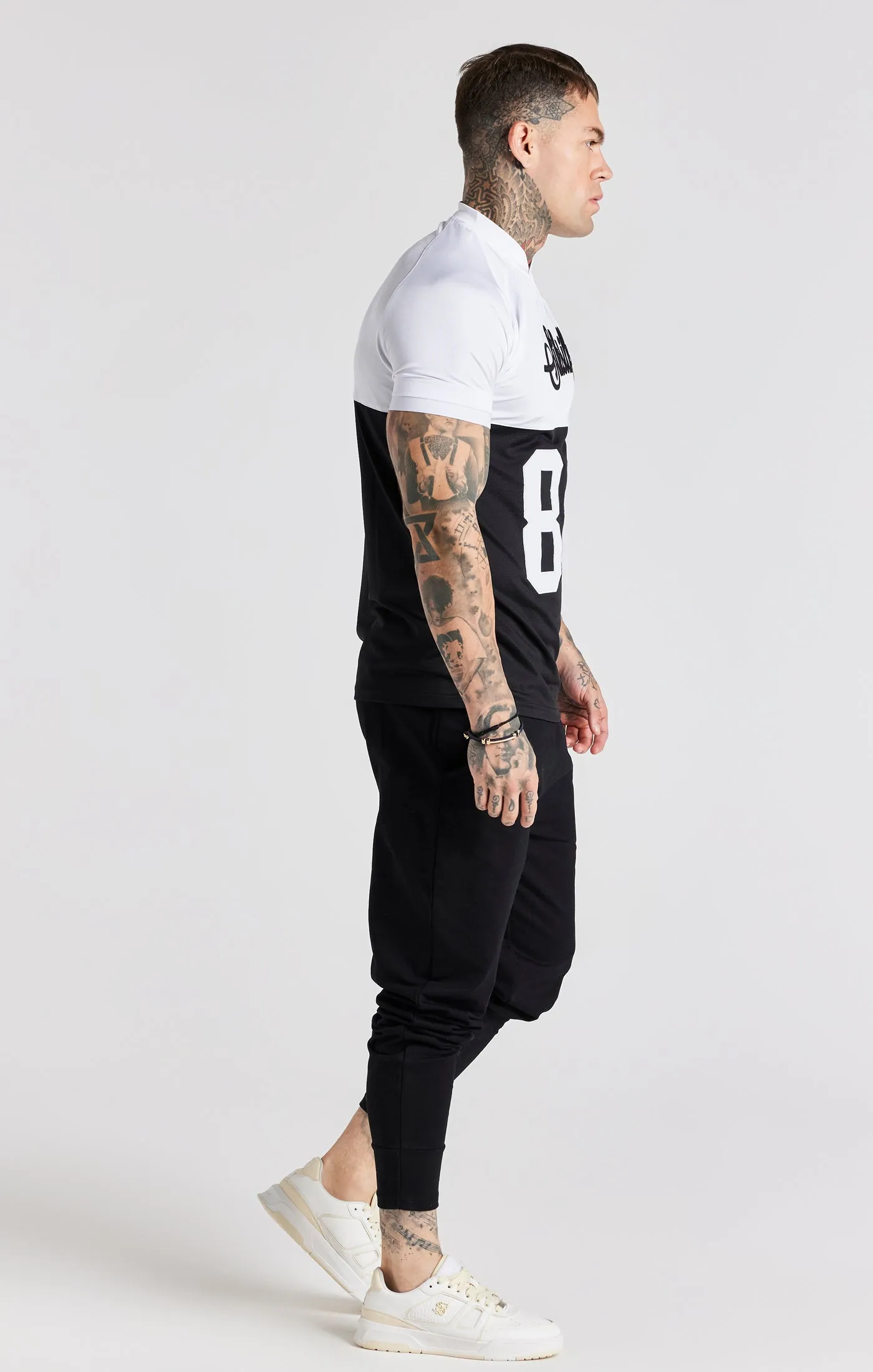 Black Harem Jogger sold by Siksilk product image thumbnail 3
