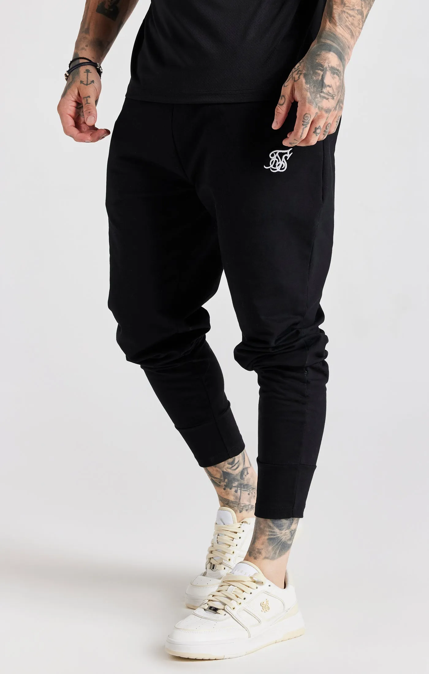 Black Harem Jogger sold by Siksilk