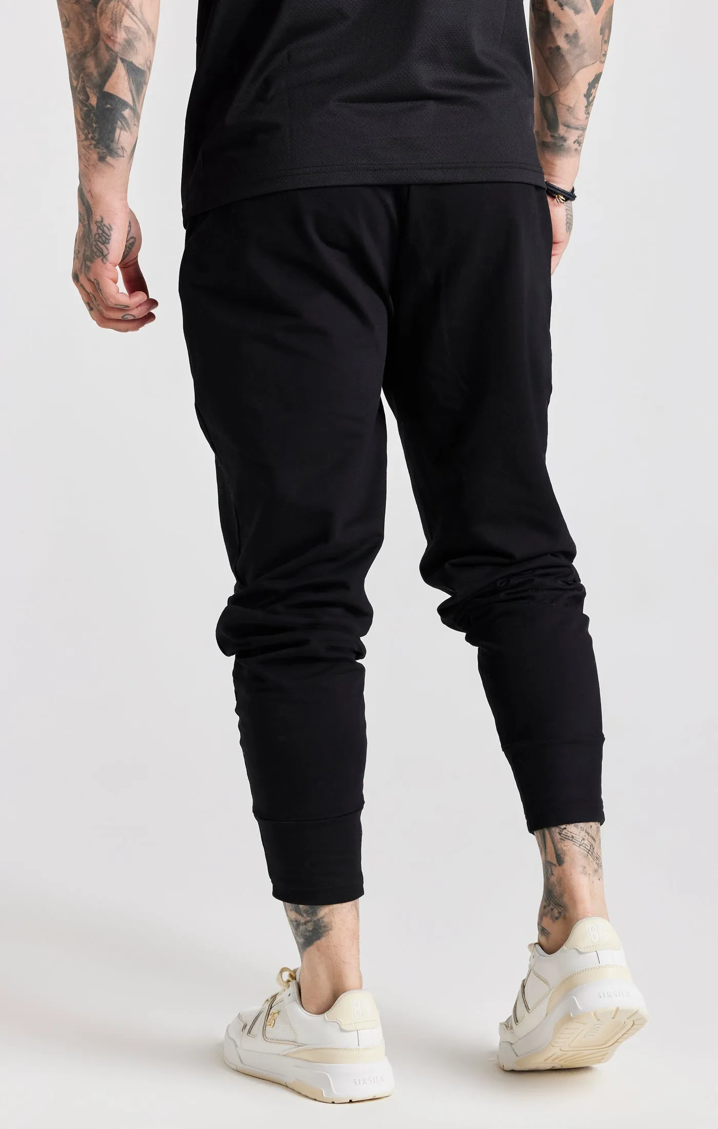 Black Harem Jogger sold by Siksilk product image thumbnail 4