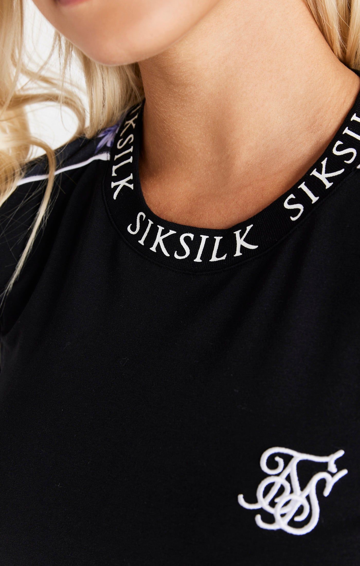 SikSilk Floral Luxe Bodycon Dress - Black sold by Siksilk product image thumbnail 3