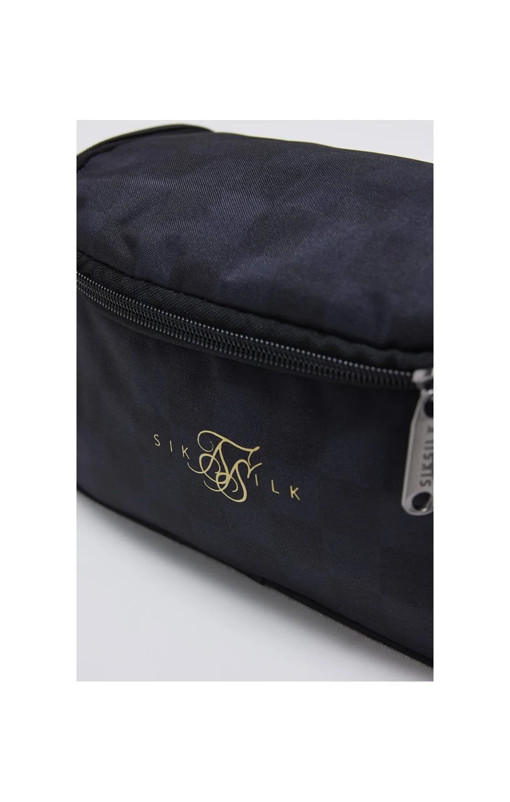 SikSilk Elite Checkered Wash Bag - Black sold by Siksilk product image thumbnail 2