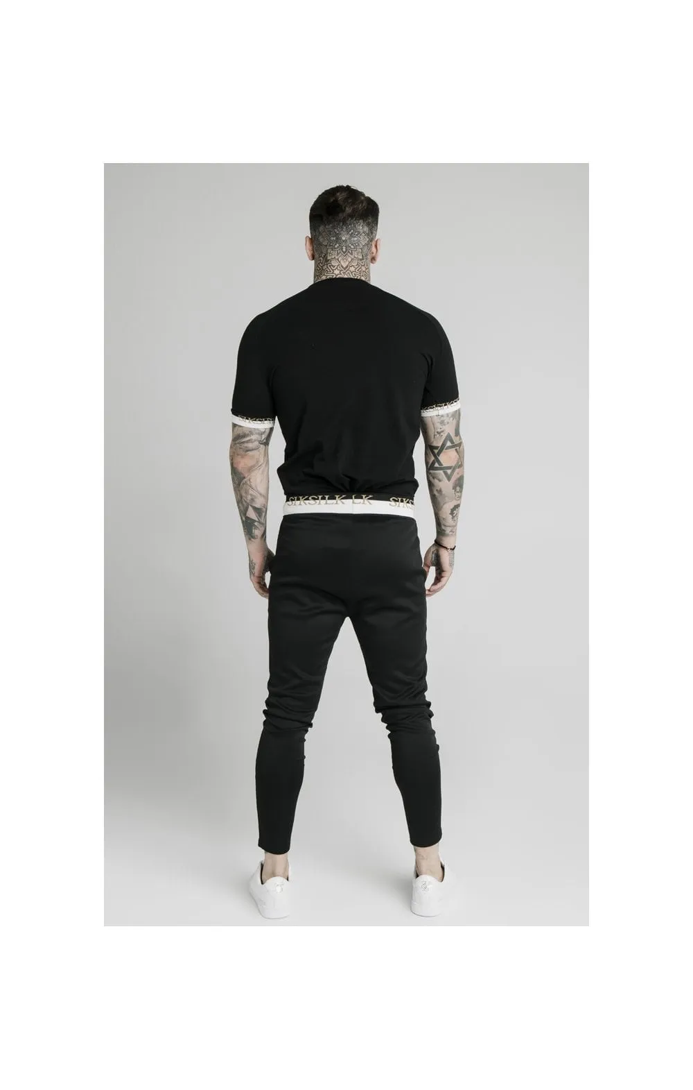 SikSilk S/S Deluxe Raglan Tech Tee - Black sold by Siksilk product image thumbnail 5