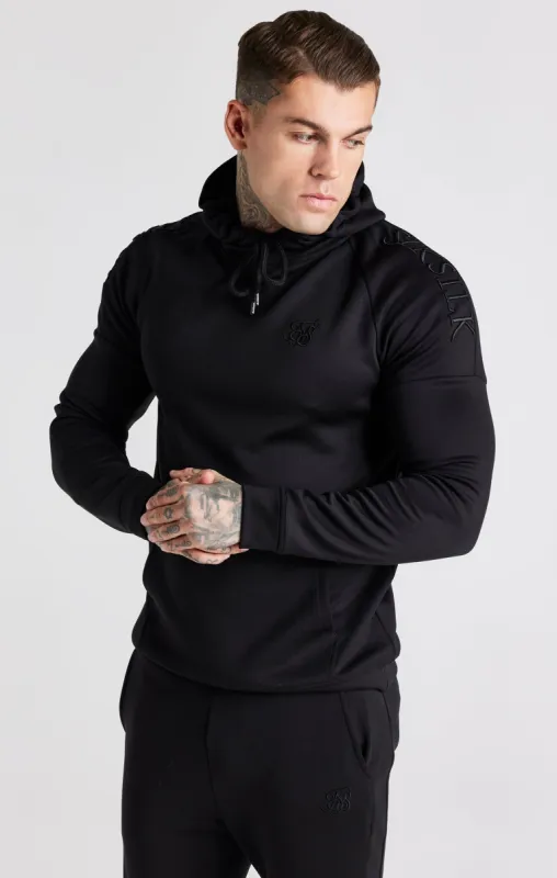 Black Panel Hoodie sold by Siksilk