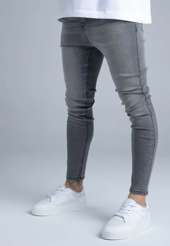 Grey Skinny Jeans sold by Siksilk