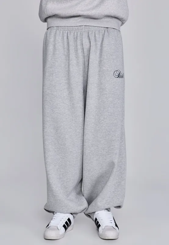 Grey Marl Essentials Joggers sold by Siksilk