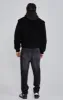 Black Sherpa Bomber Jacket sold by Siksilk