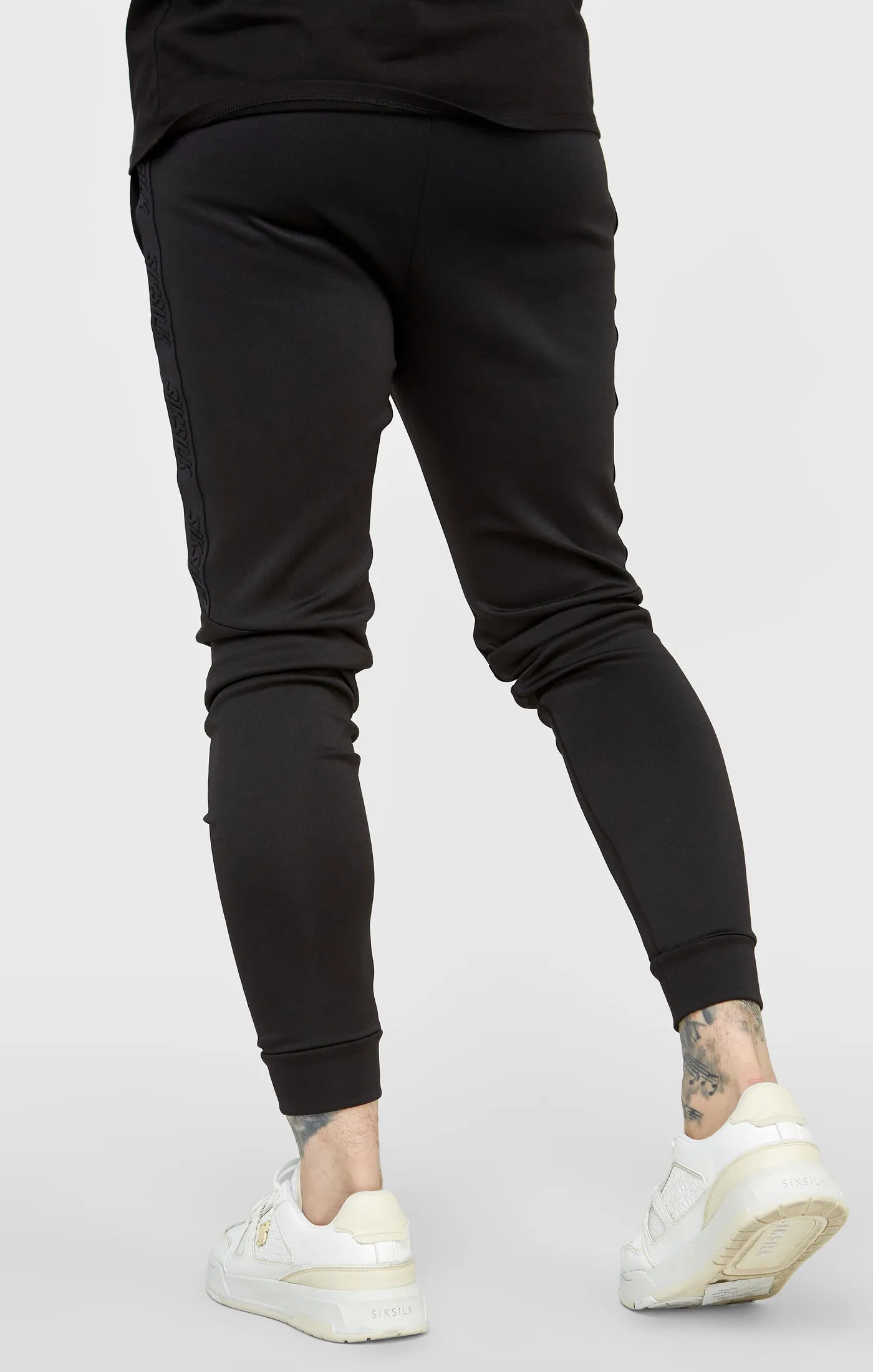 Black Cuffed Jogger sold by Siksilk product image thumbnail 4