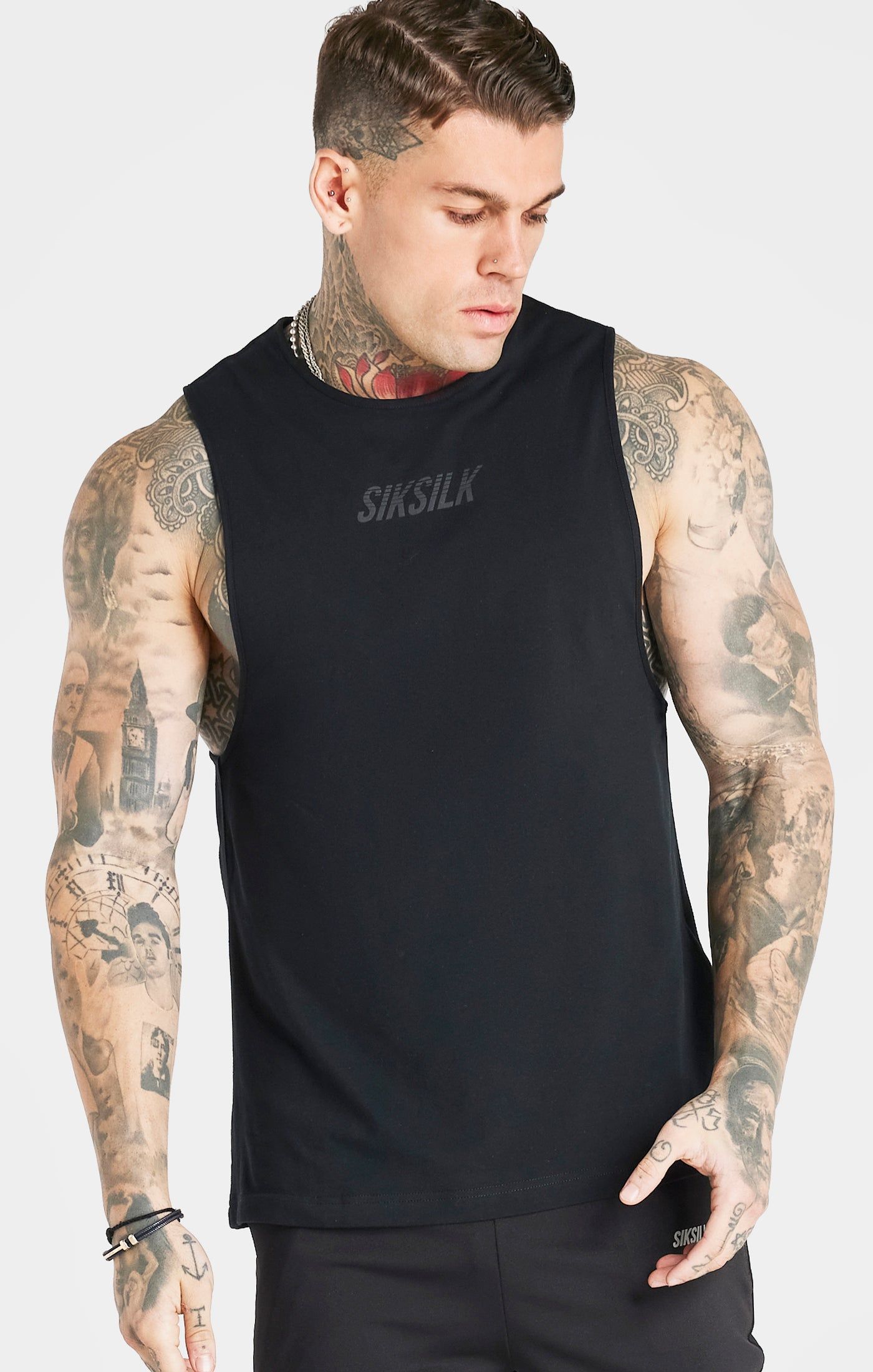 Black Sports Carrier Vest sold by Siksilk