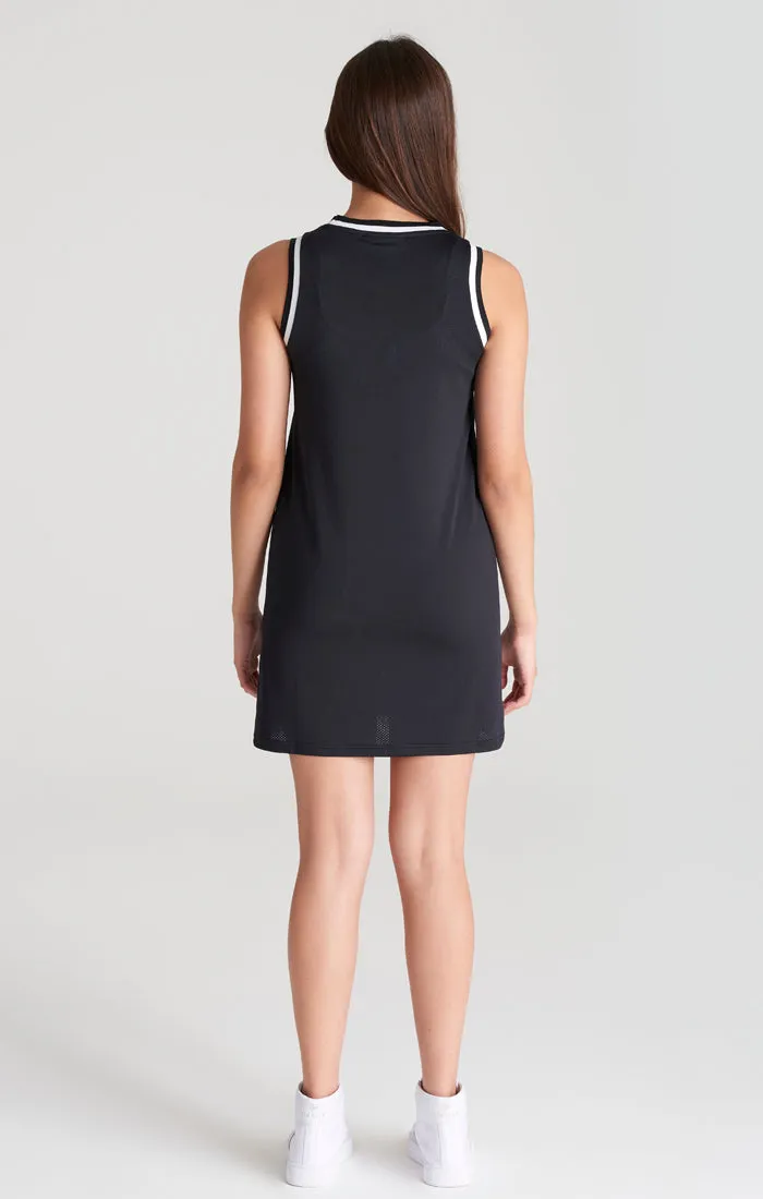 Girls Black Mesh Basketball Dress sold by Siksilk product image thumbnail 5