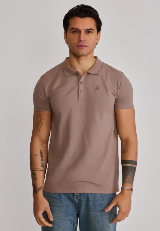 Light Brown Polo T-Shirt sold by Siksilk