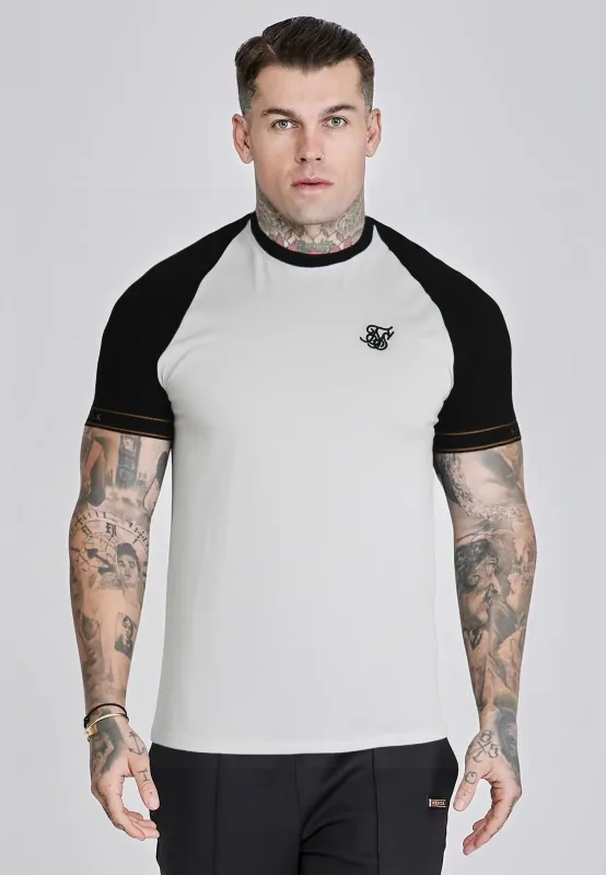 White and Black Tech T-Shirt sold by Siksilk