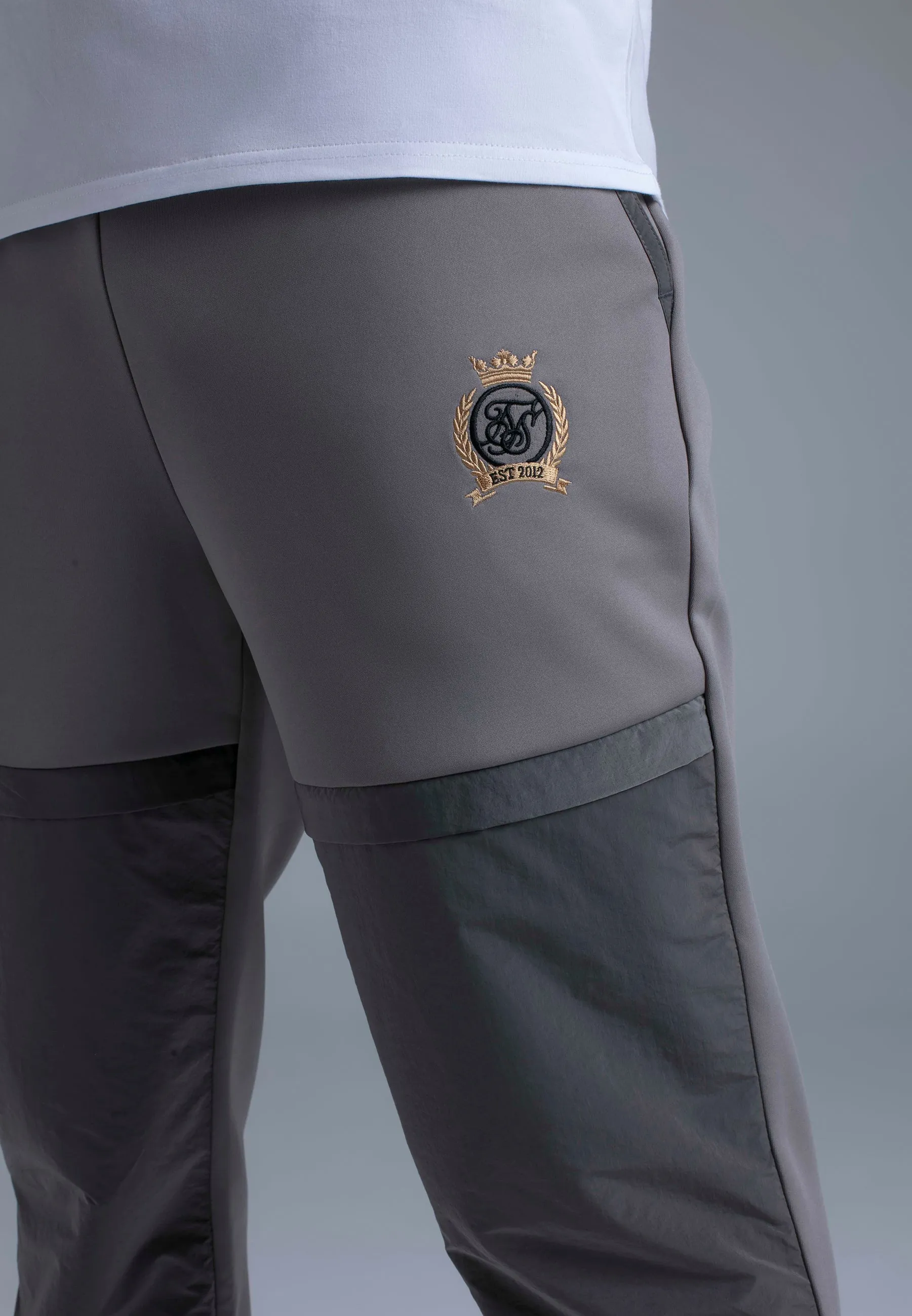 Grey Crest Joggers sold by Siksilk product image thumbnail 2