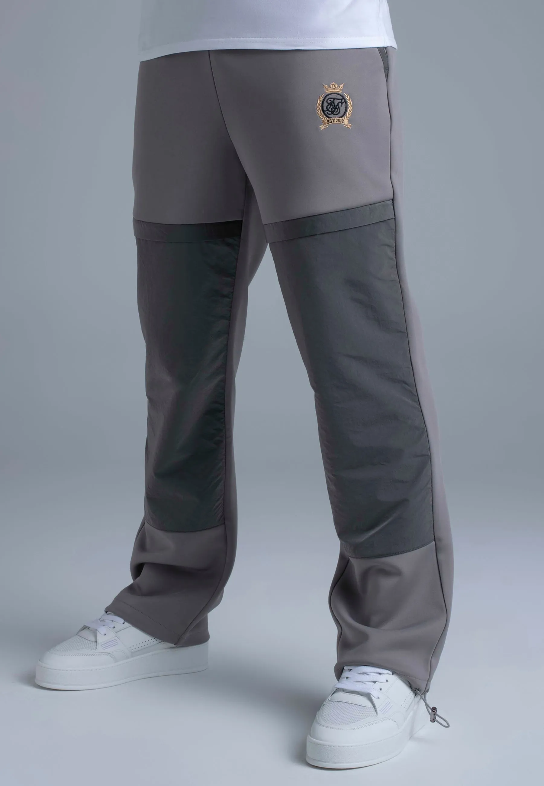 Grey Crest Joggers sold by Siksilk