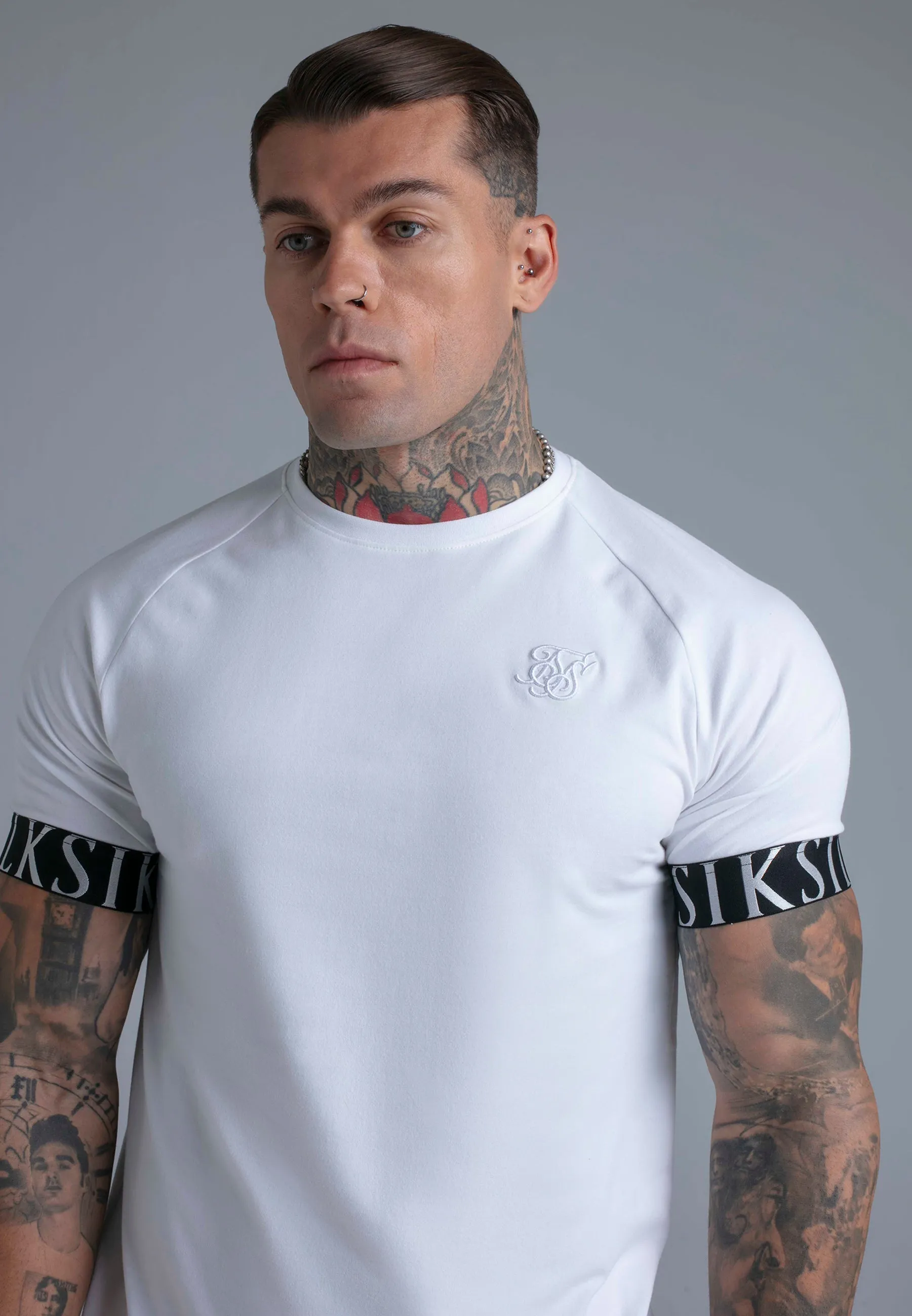 White Tech T-Shirt sold by Siksilk product image thumbnail 4