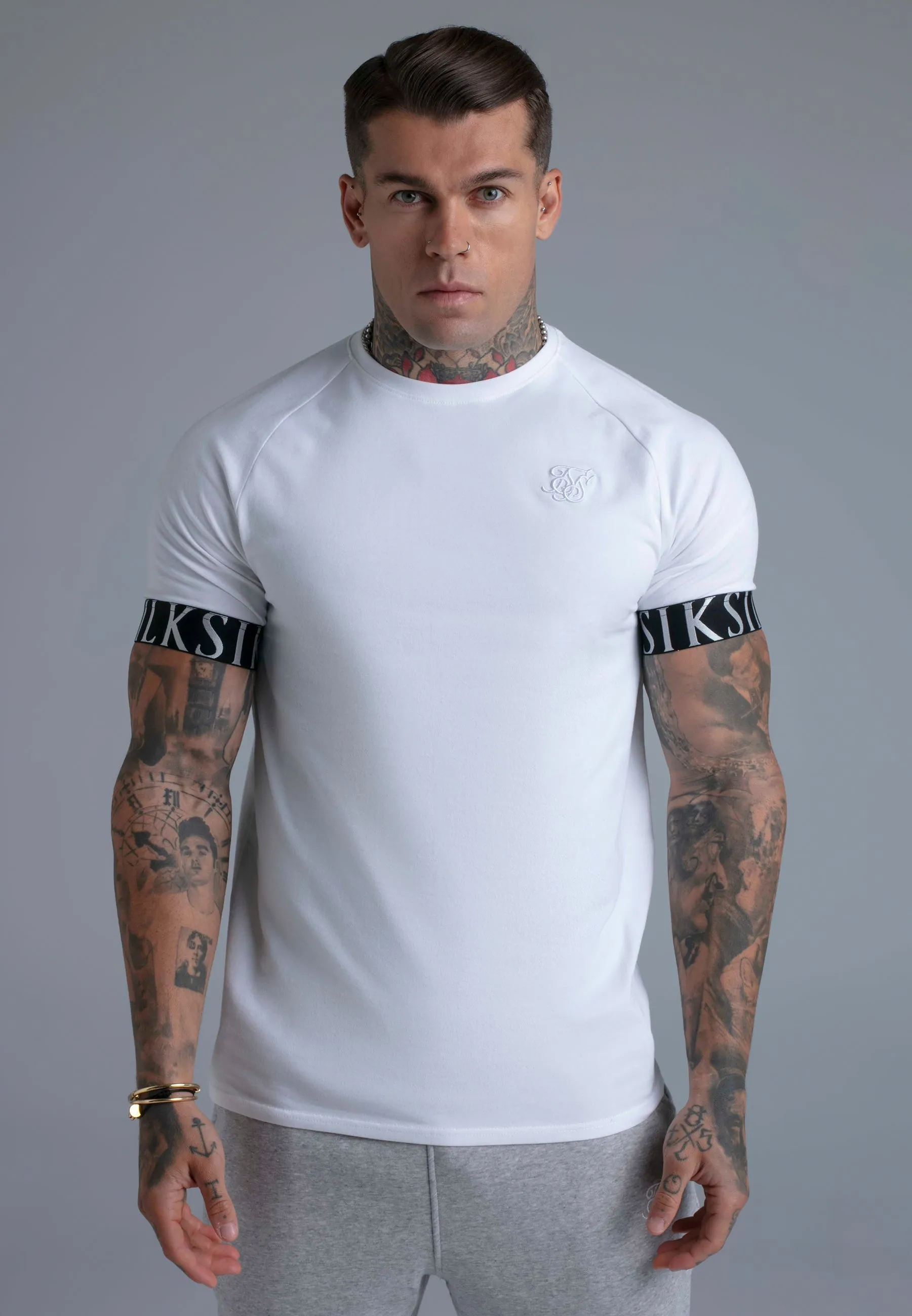 White Tech T-Shirt sold by Siksilk