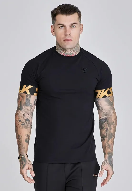Black Dynamic T-Shirt sold by Siksilk