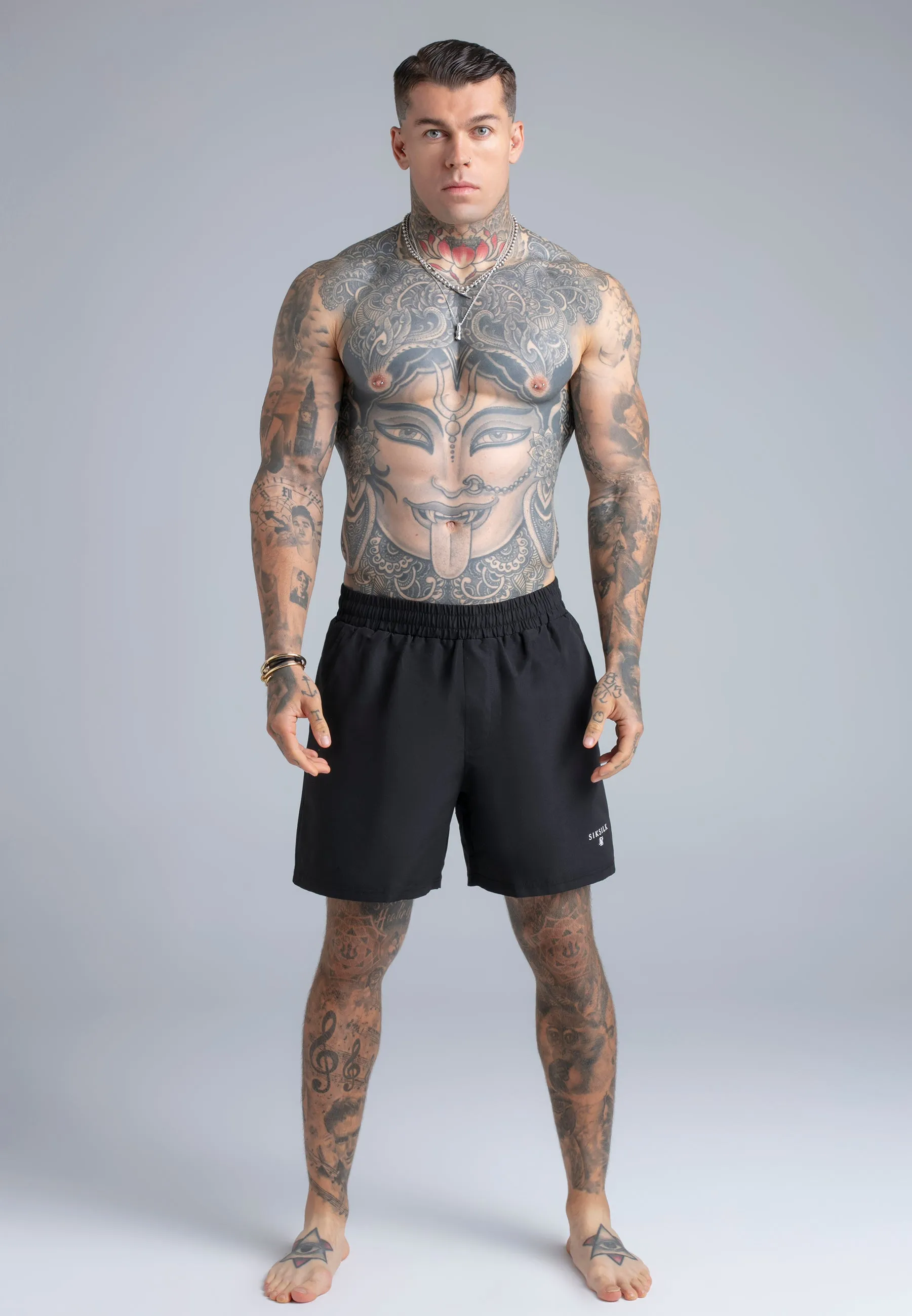 Black Swim Shorts sold by Siksilk product image thumbnail 3