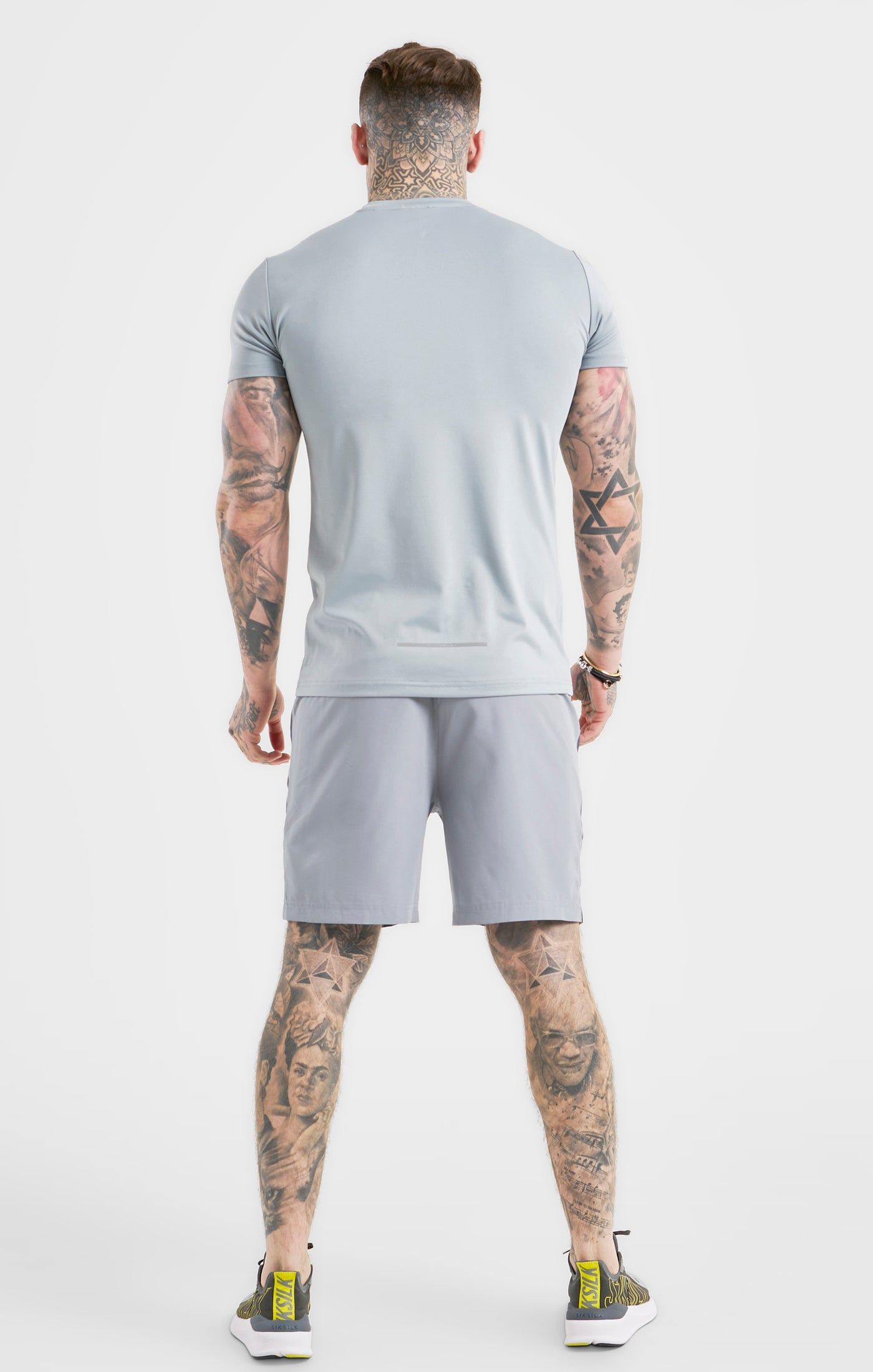 Grey Sports Poly T-Shirt sold by Siksilk product image thumbnail 5