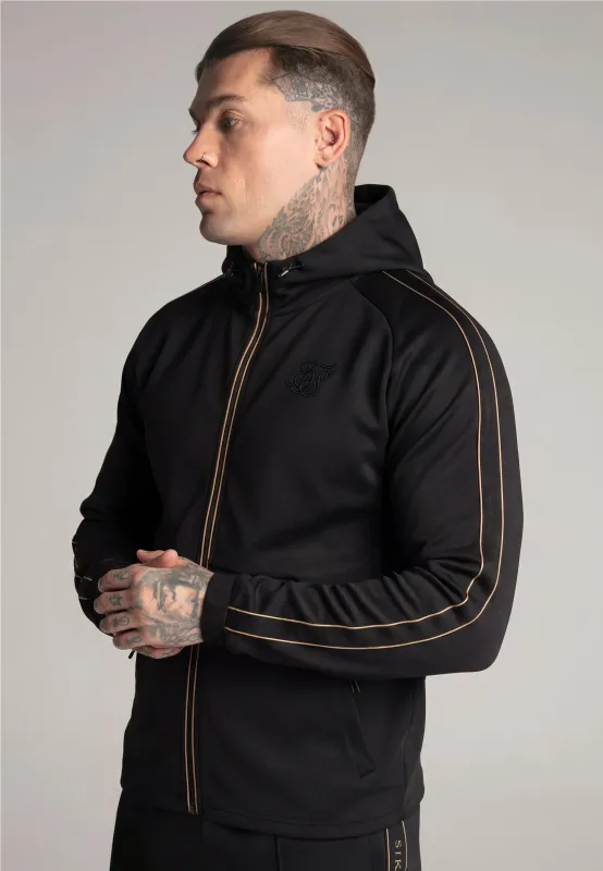Black Full Zip hoodie sold by Siksilk