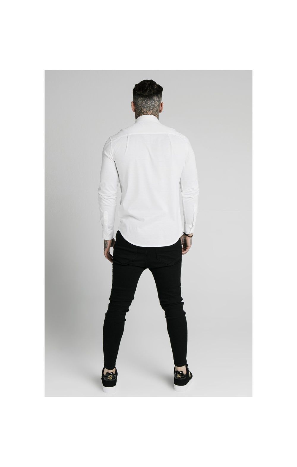 SikSilk L/S Cotton Shirt - White sold by Siksilk product image thumbnail 6