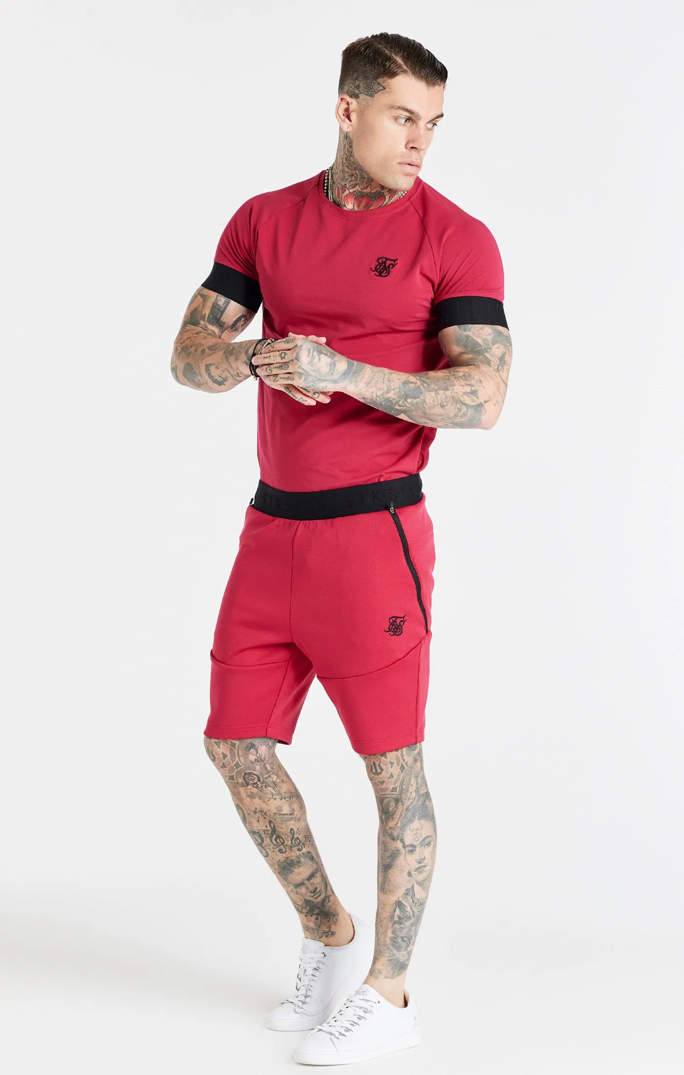 Pink Elastic Cuff T-Shirt sold by Siksilk product image thumbnail 4