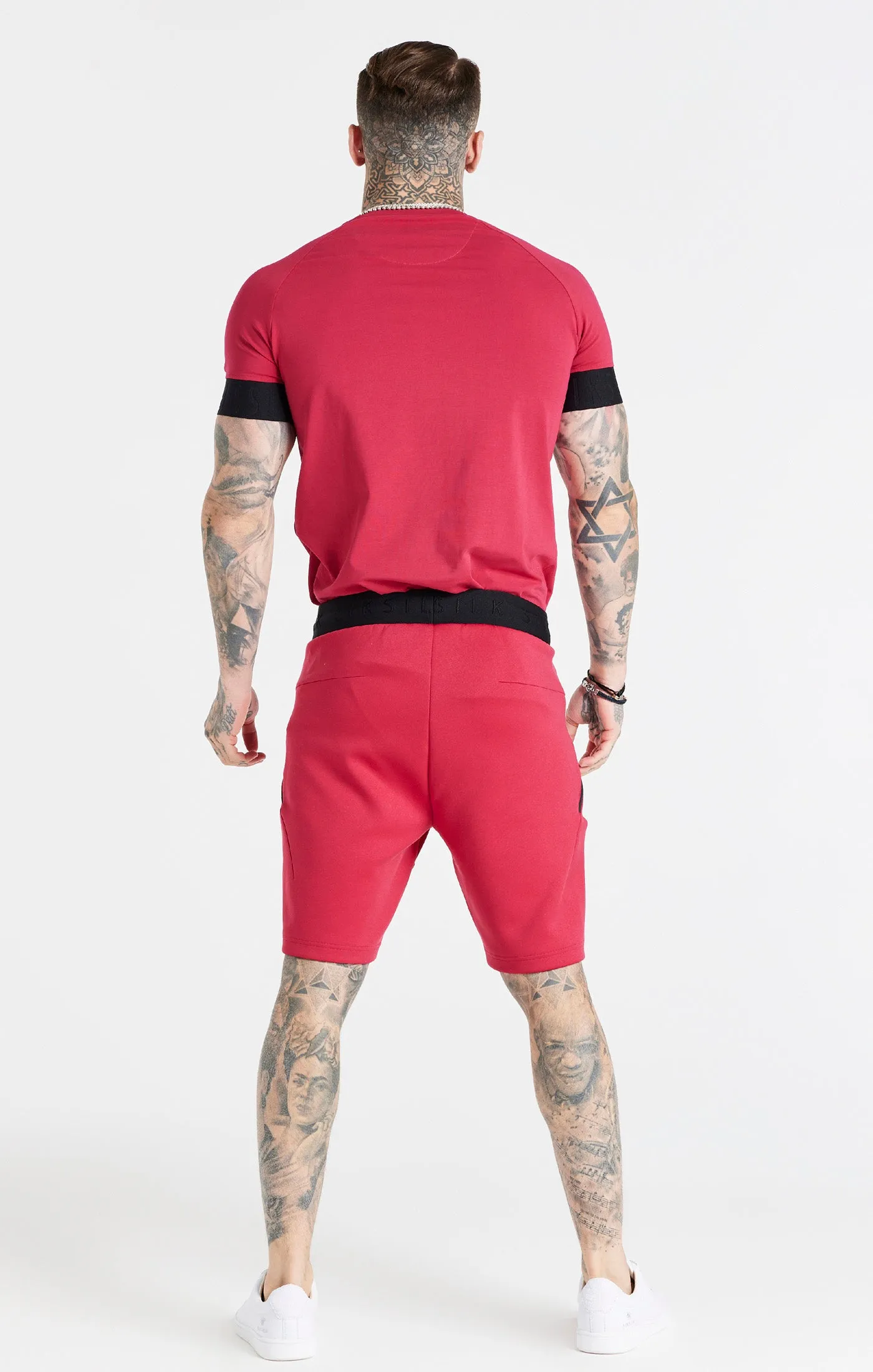 Pink Elastic Cuff T-Shirt sold by Siksilk product image thumbnail 5