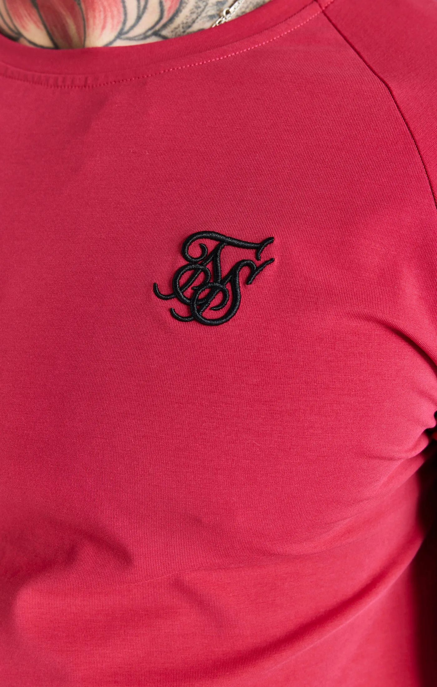 Pink Elastic Cuff T-Shirt sold by Siksilk product image thumbnail 2