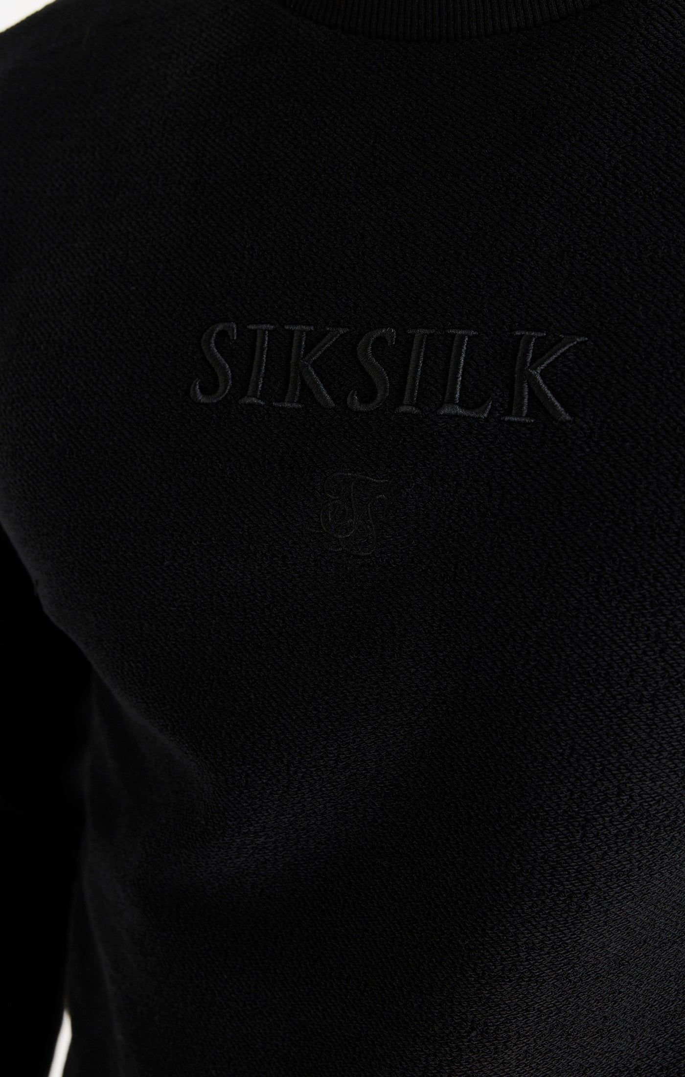 Black Embroidered Sweatshirt sold by Siksilk product image thumbnail 2