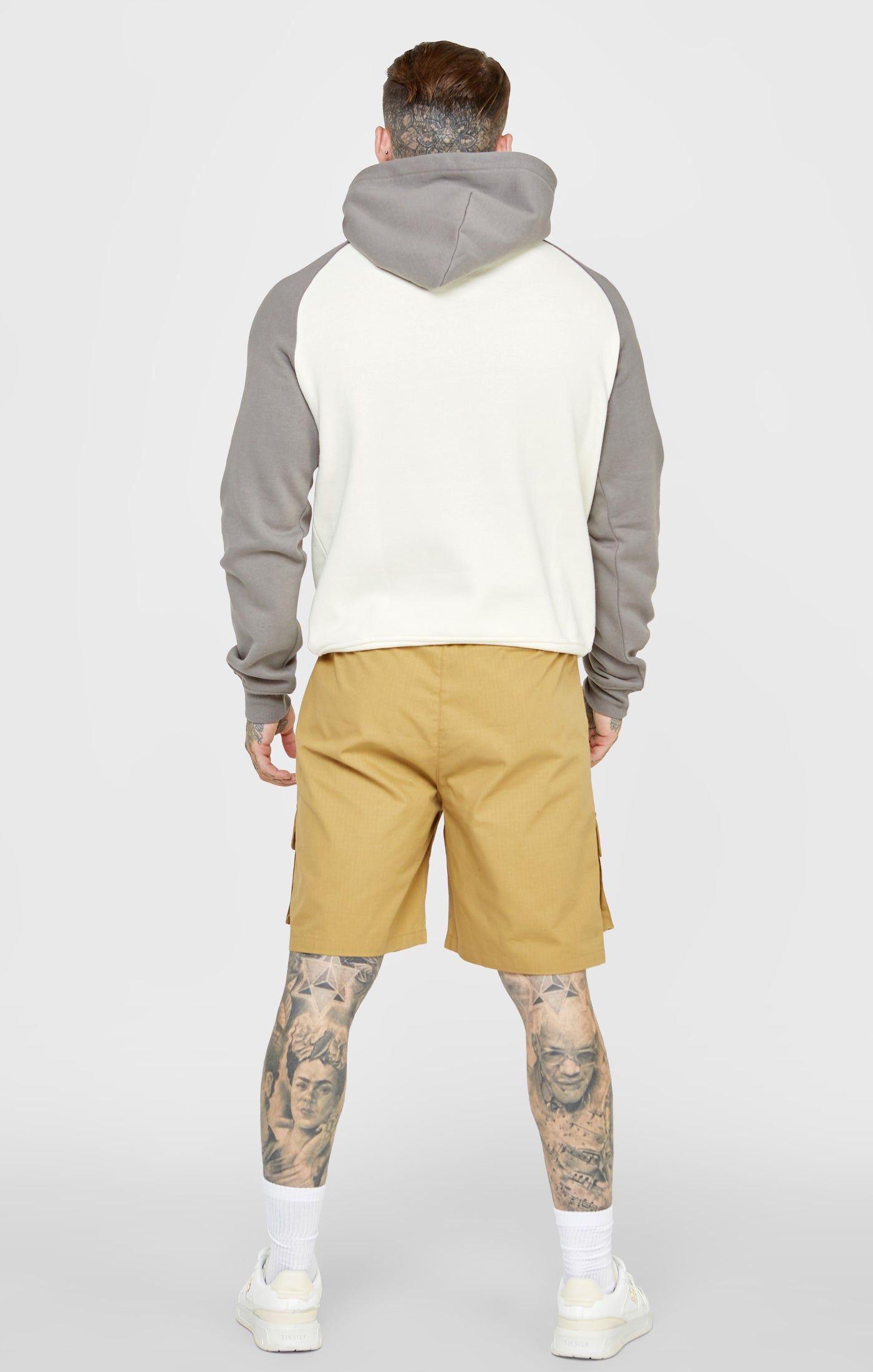 Grey Raglan Oversized Hoodie sold by Siksilk product image thumbnail 5