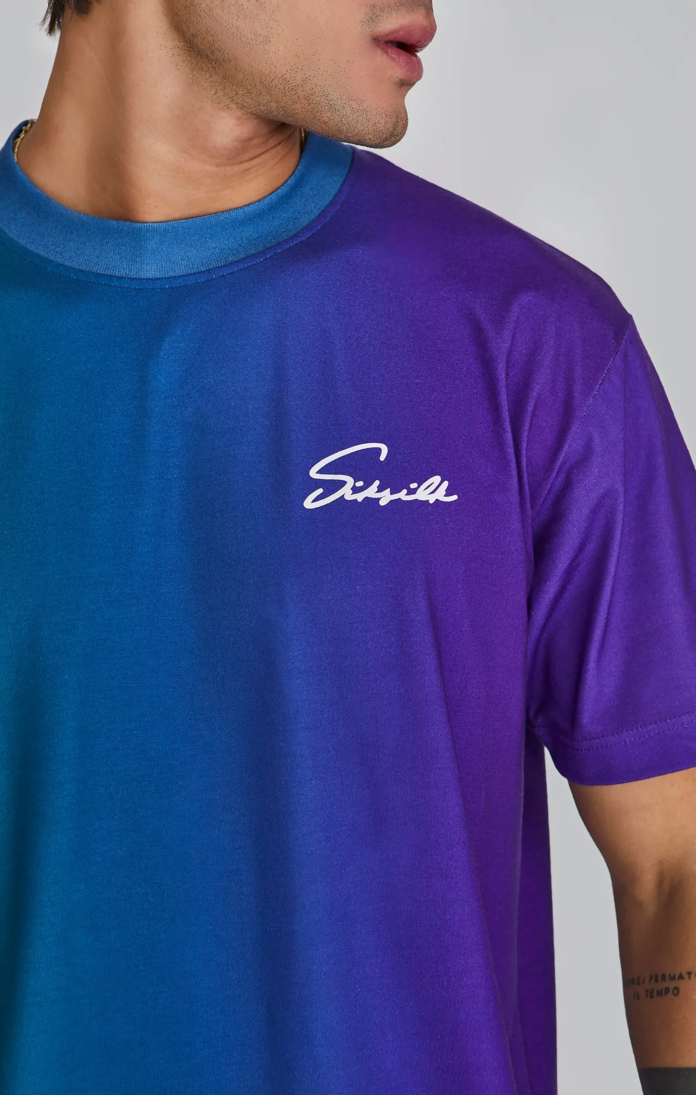 Script Fade T-Shirt sold by Siksilk product image thumbnail 3