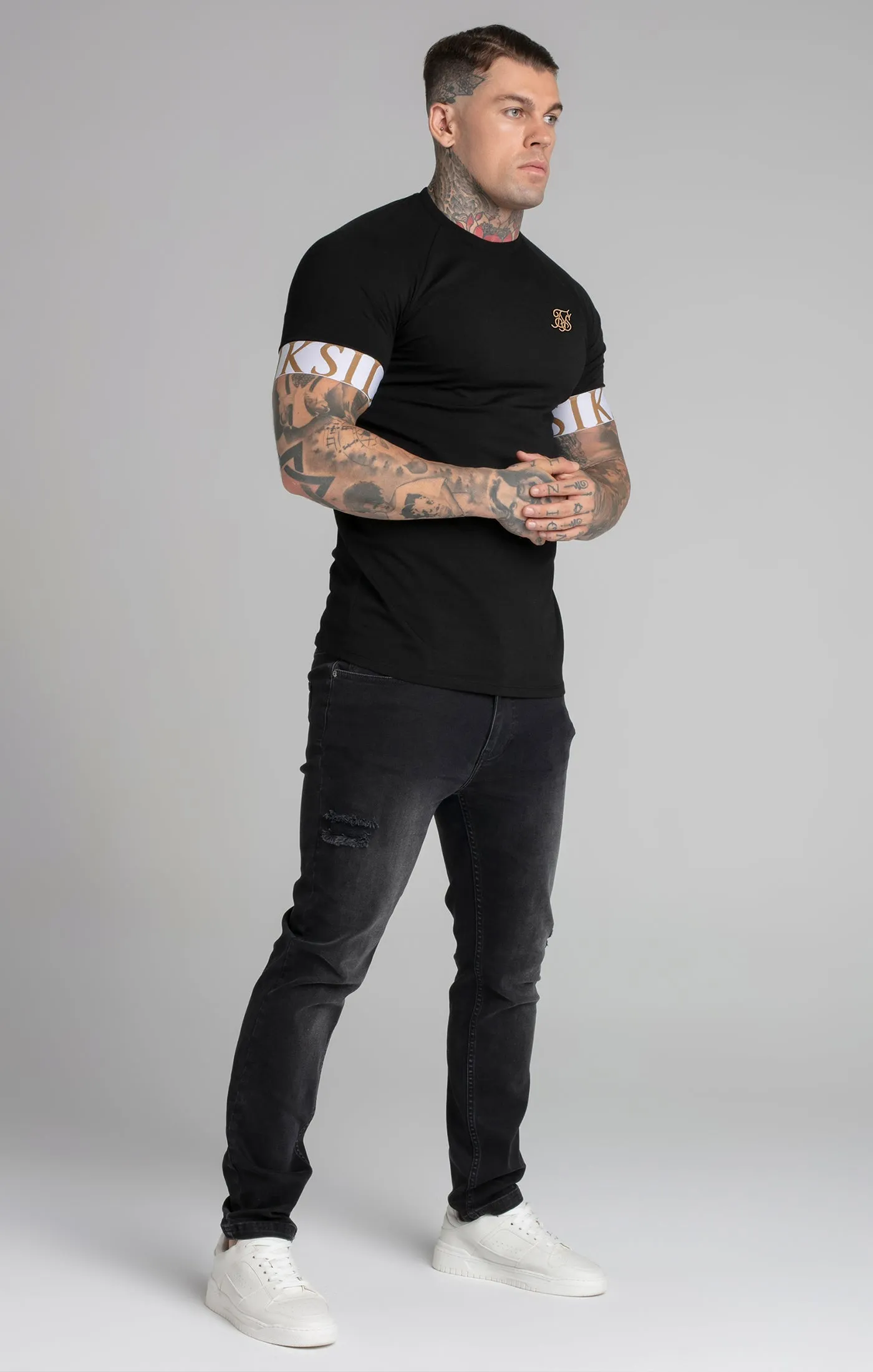 Black Tech T-Shirt sold by Siksilk product image thumbnail 4