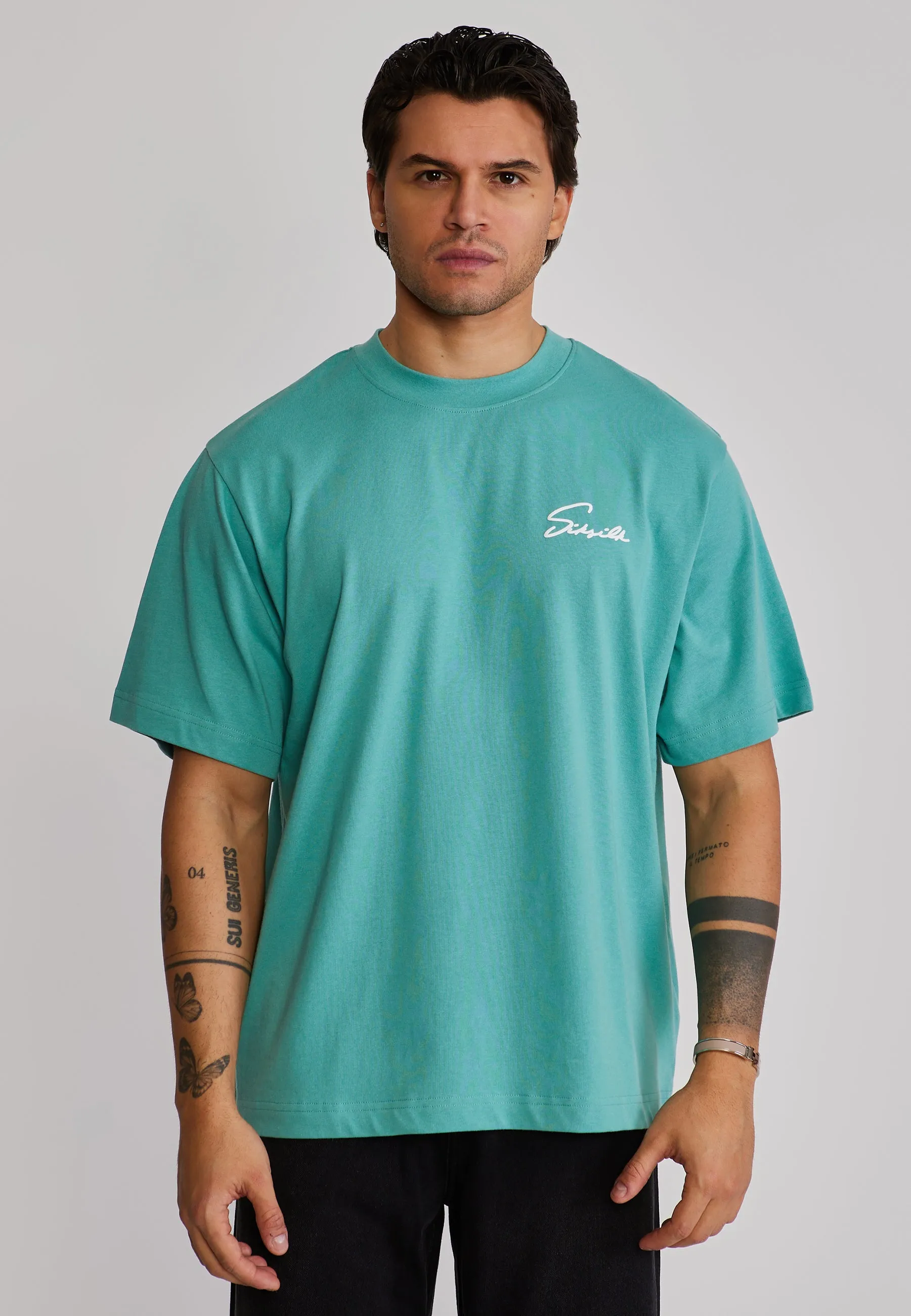 Blue Script T-Shirt sold by Siksilk
