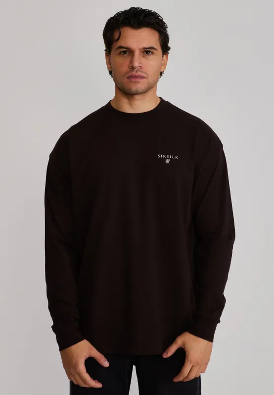 Brown Long Sleeve T-Shirt sold by Siksilk