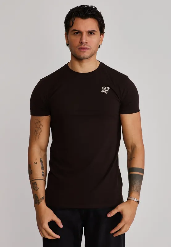 Brown Essentials T-Shirt sold by Siksilk