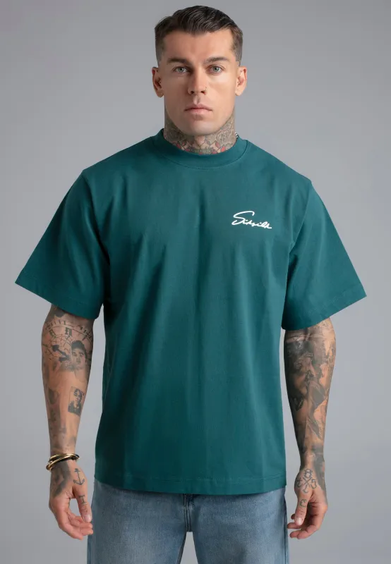 Green Script T-Shirt sold by Siksilk