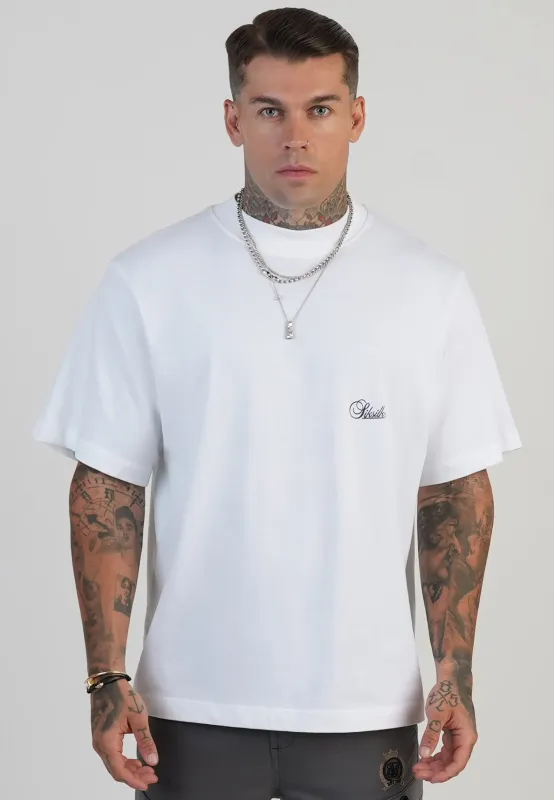 White Oversized T-Shirt sold by Siksilk