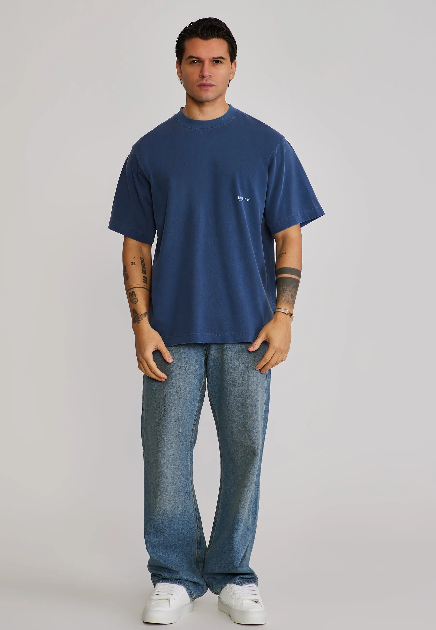 Blue Graphic T-Shirt sold by Siksilk product image thumbnail 3