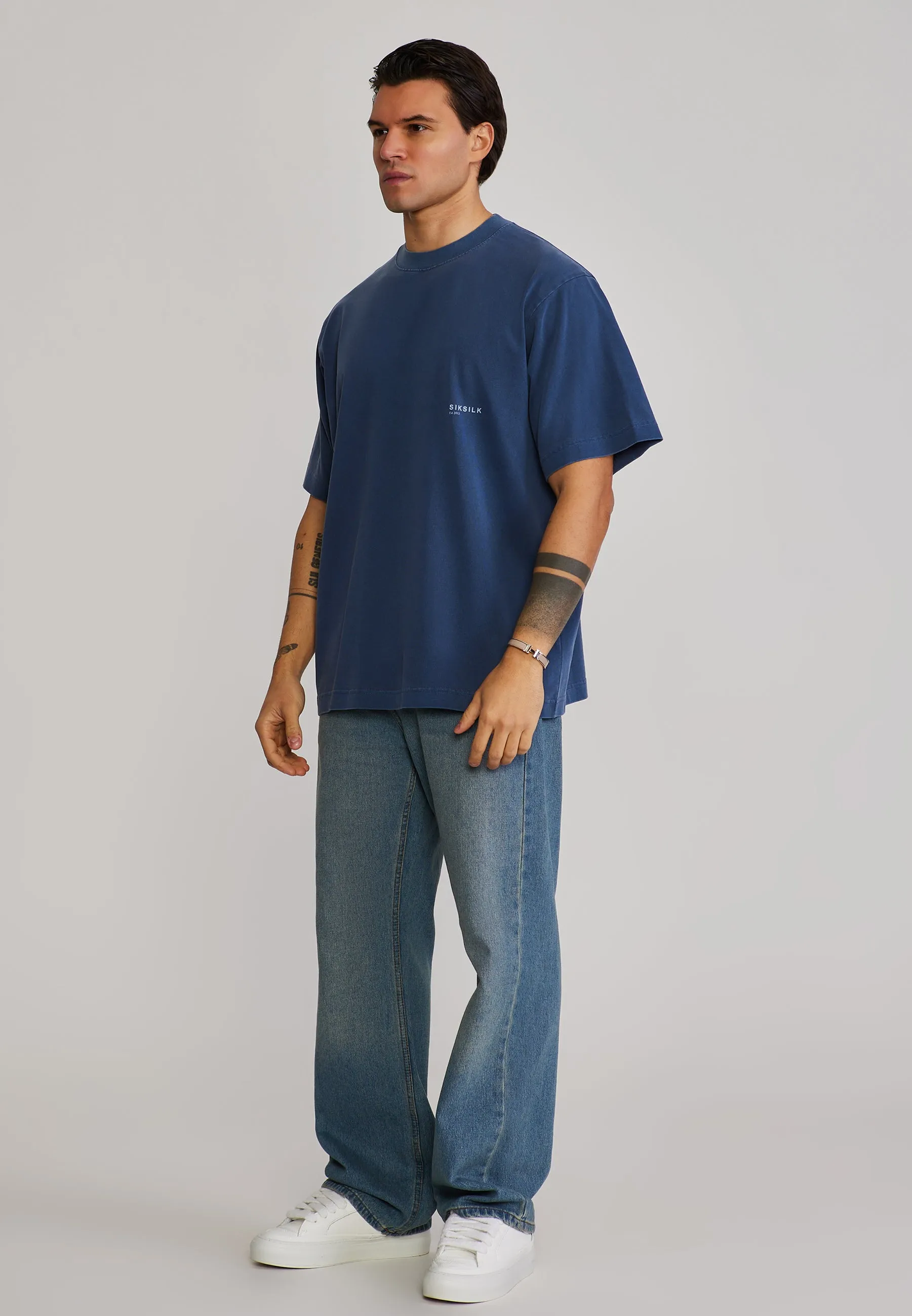 Blue Graphic T-Shirt sold by Siksilk product image thumbnail 4