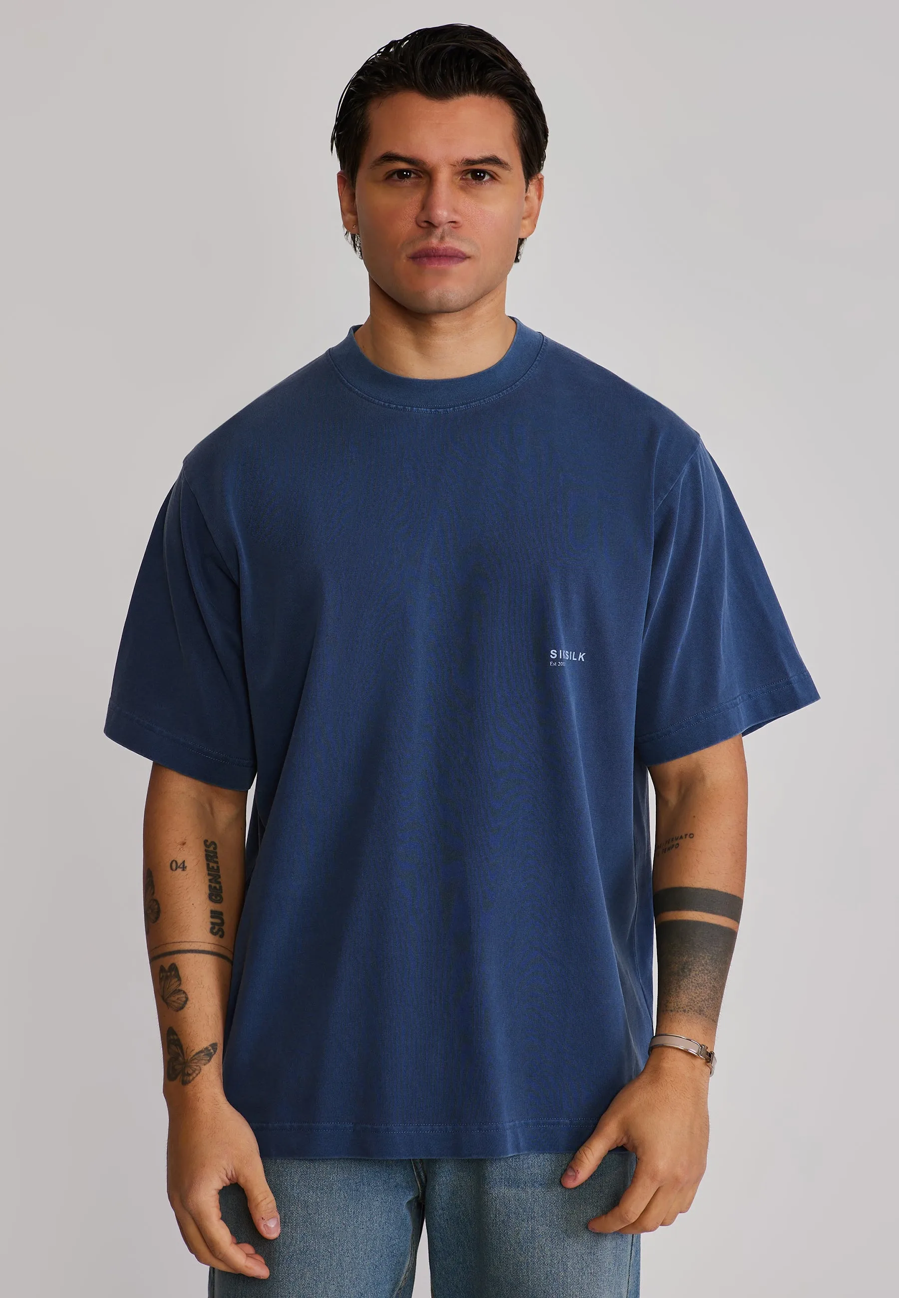 Blue Graphic T-Shirt sold by Siksilk