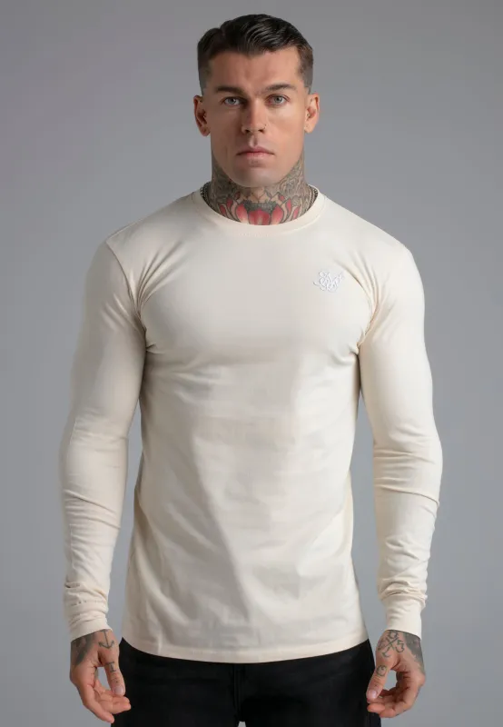 Ecru Essentials LS T-Shirt sold by Siksilk