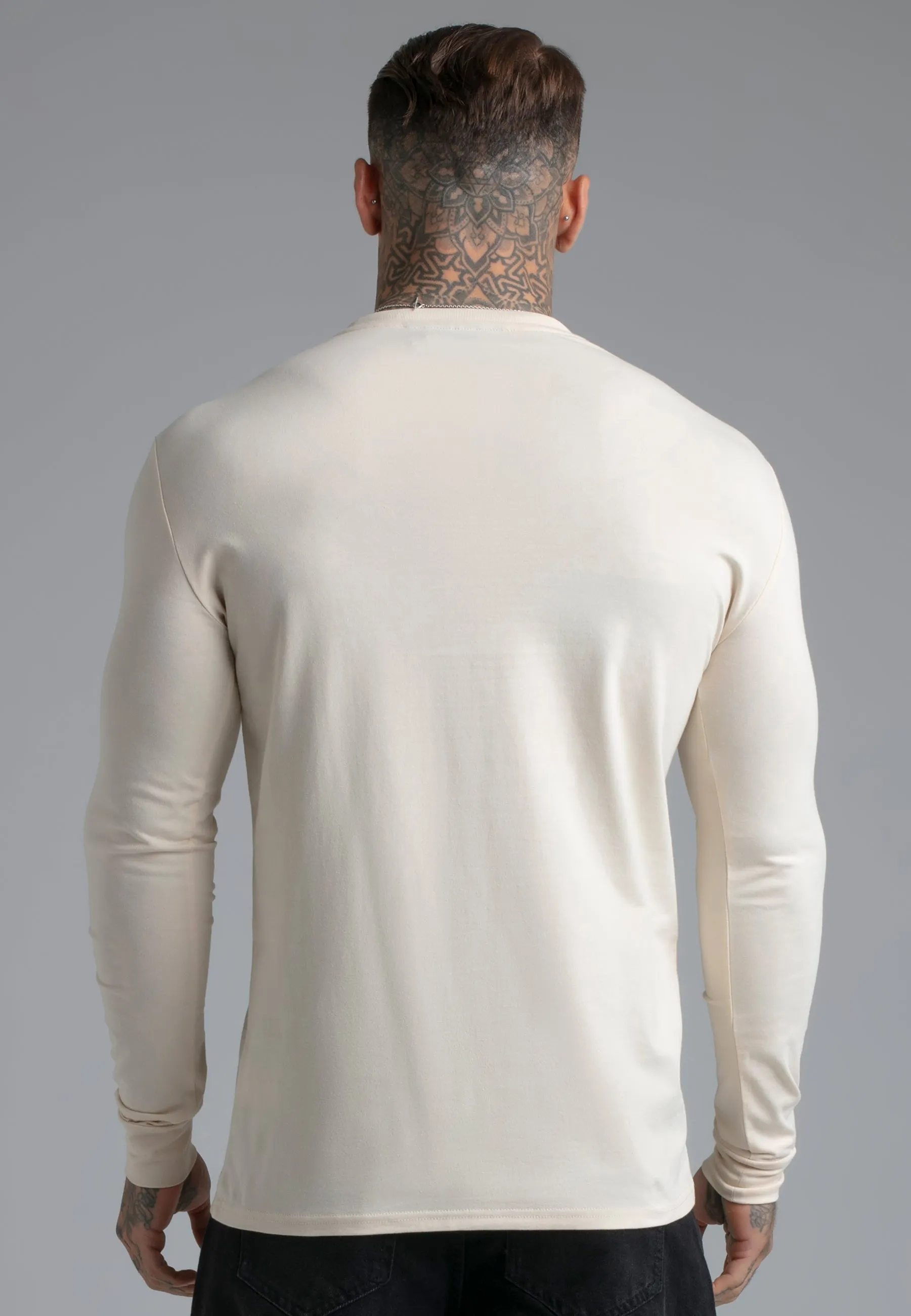 Ecru Essentials LS T-Shirt sold by Siksilk product image thumbnail 5