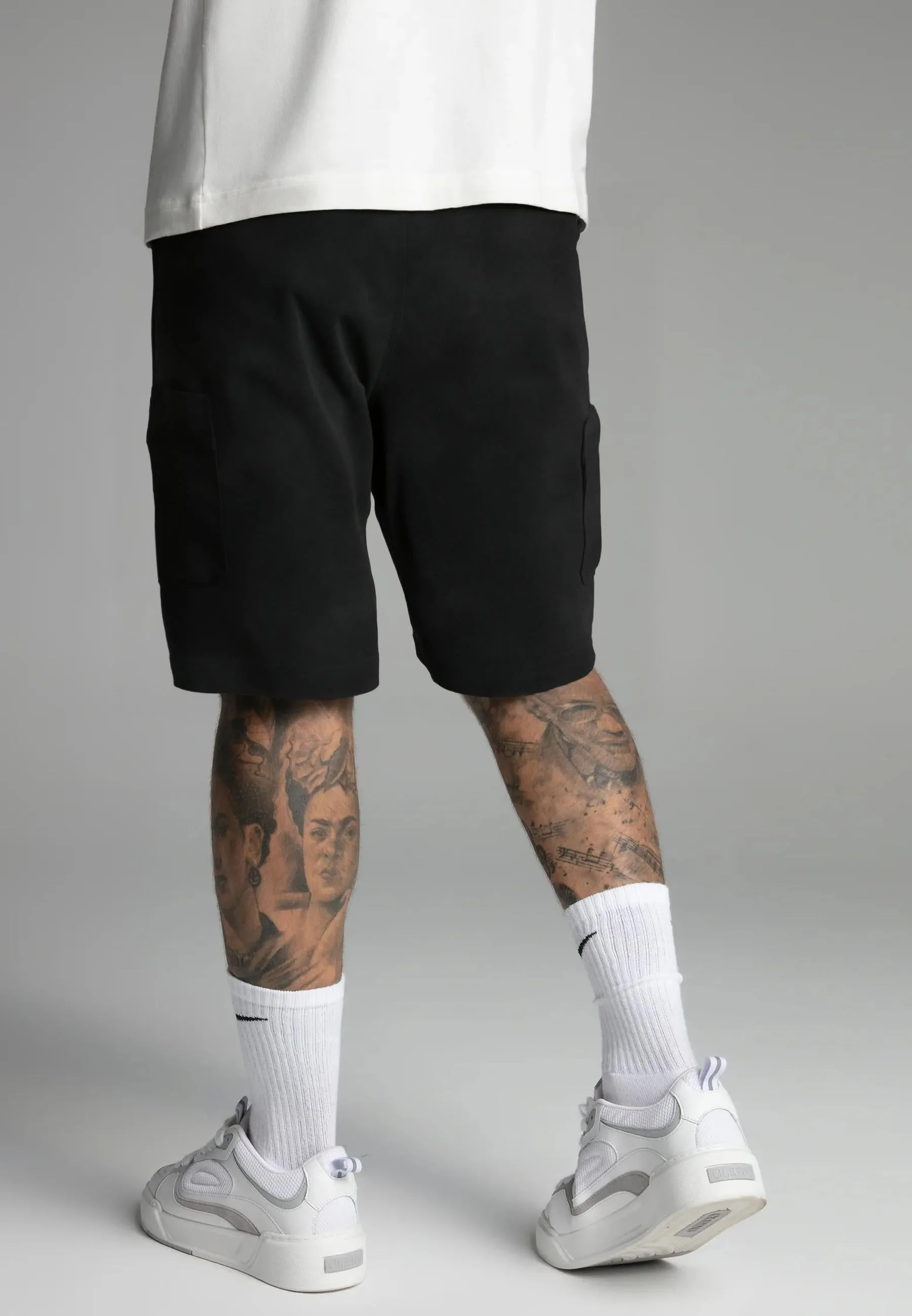 Black Cargo Shorts sold by Siksilk product image thumbnail 5