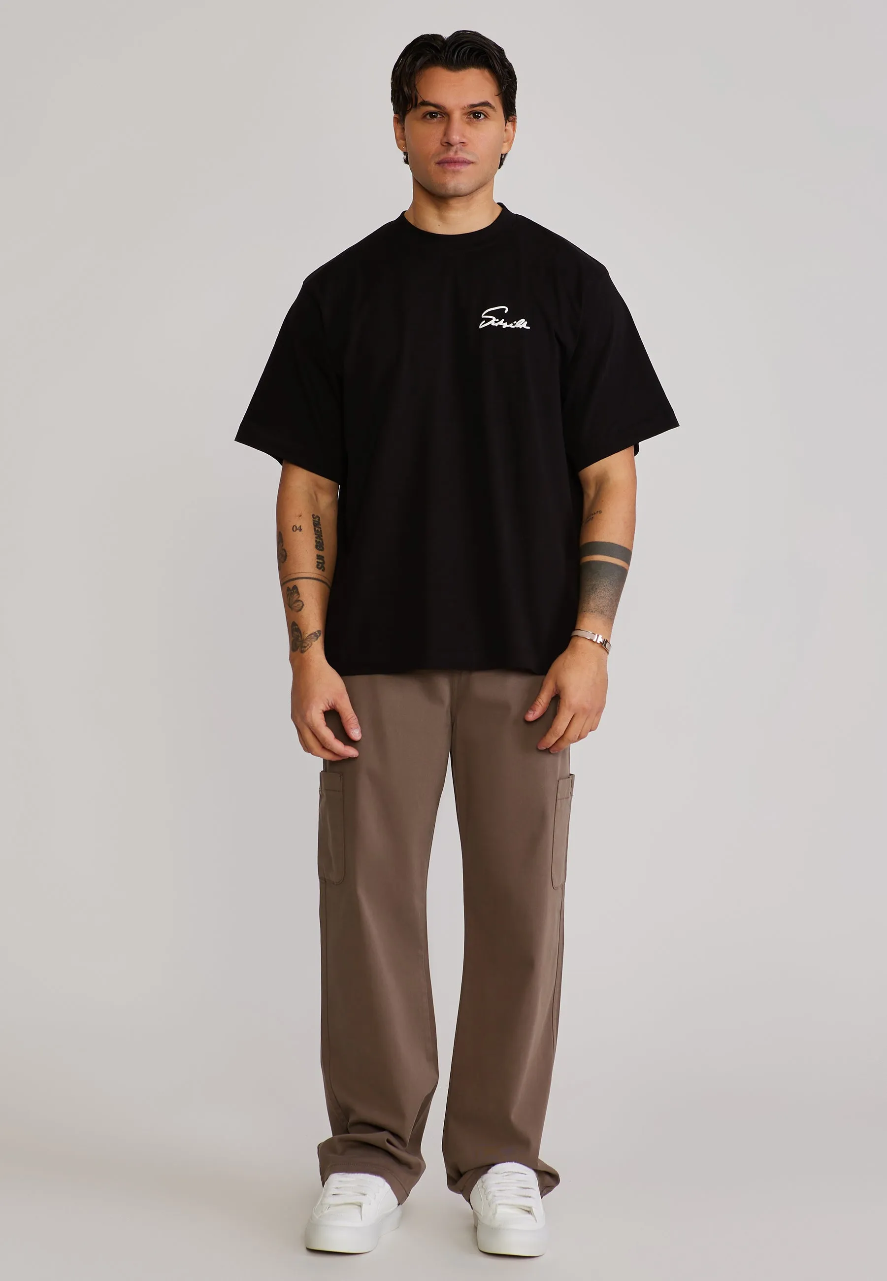 Mid Brown Baggy Cargos sold by Siksilk product image thumbnail 2