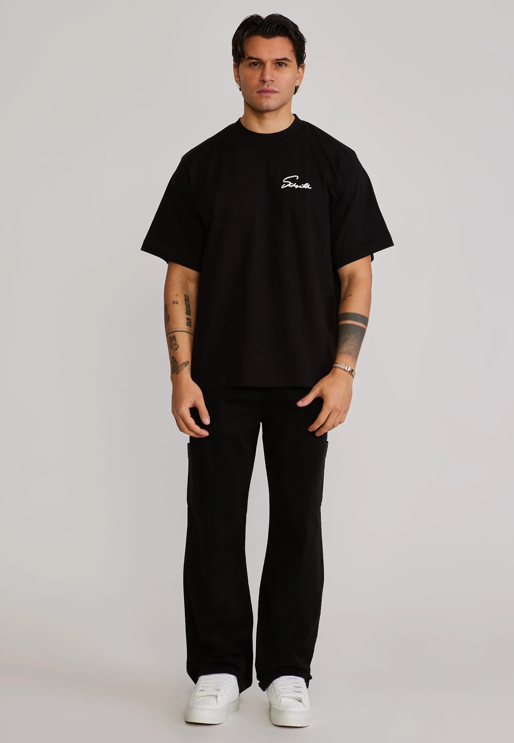 Black Baggy Cargos sold by Siksilk product image thumbnail 2