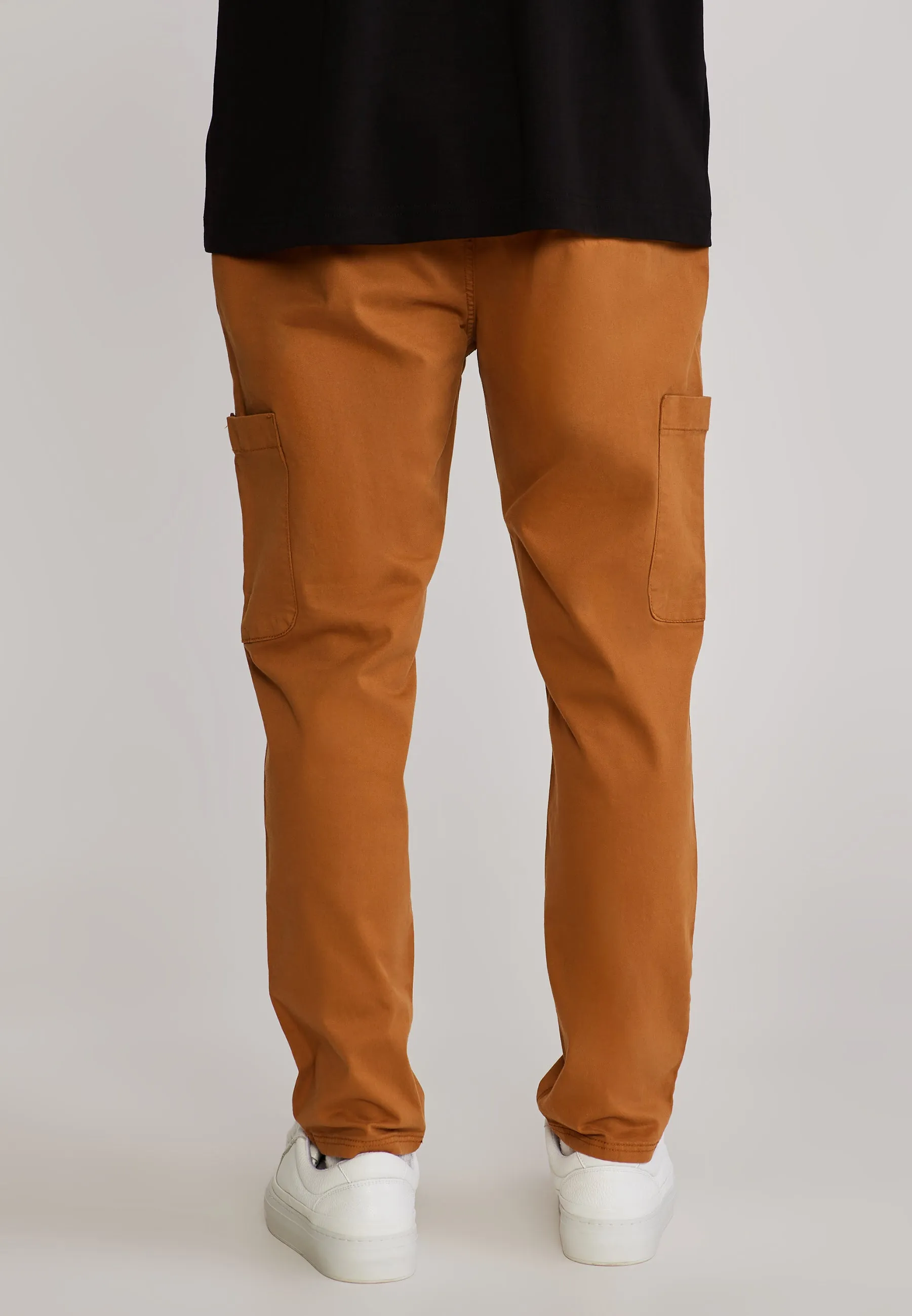 Brown Loose Fit Cargos sold by Siksilk product image thumbnail 5
