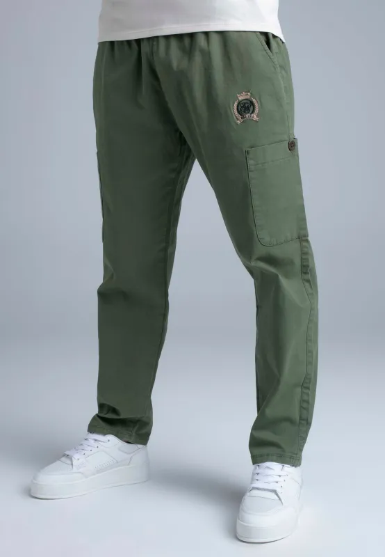 Green Loose Fit Cargos sold by Siksilk