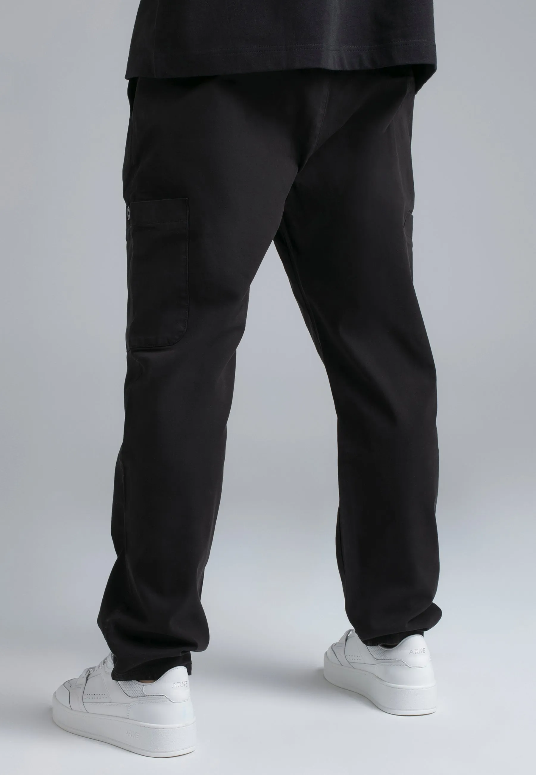 Black Loose Fit Cargos sold by Siksilk product image thumbnail 5